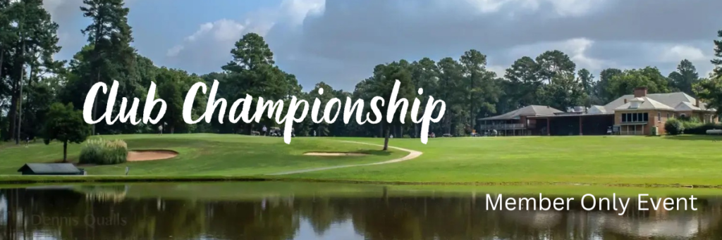 Club Championship Members Only Event